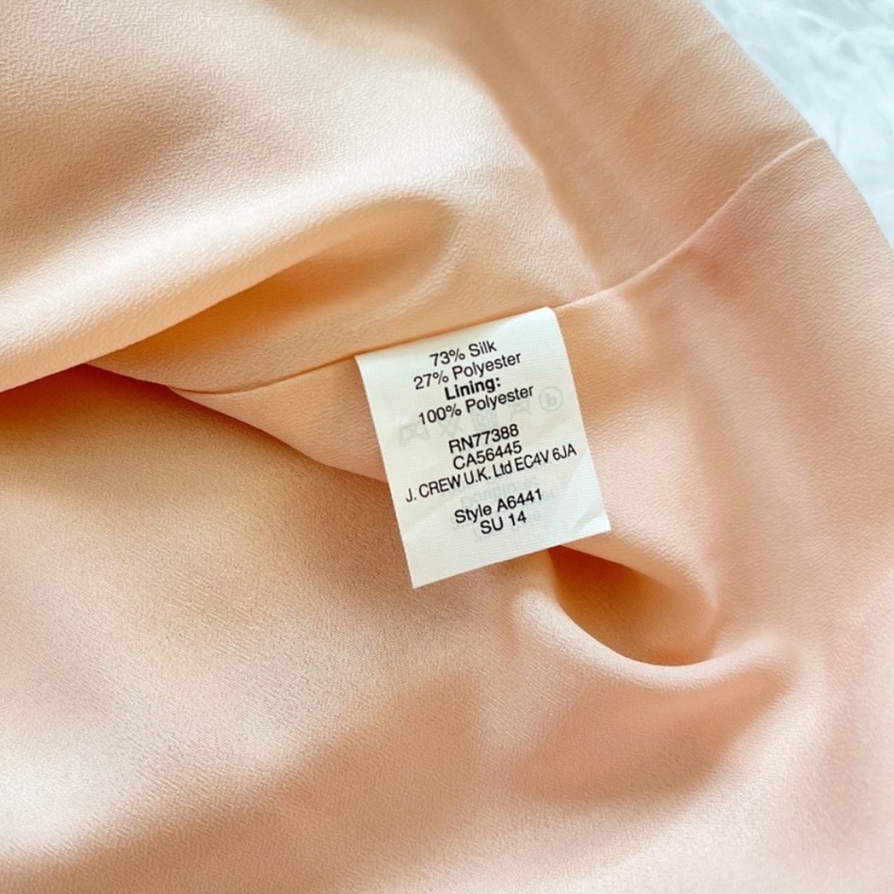 J. Crew Silk Scattered Floral Knee Length Dress - Picture 5 of 7